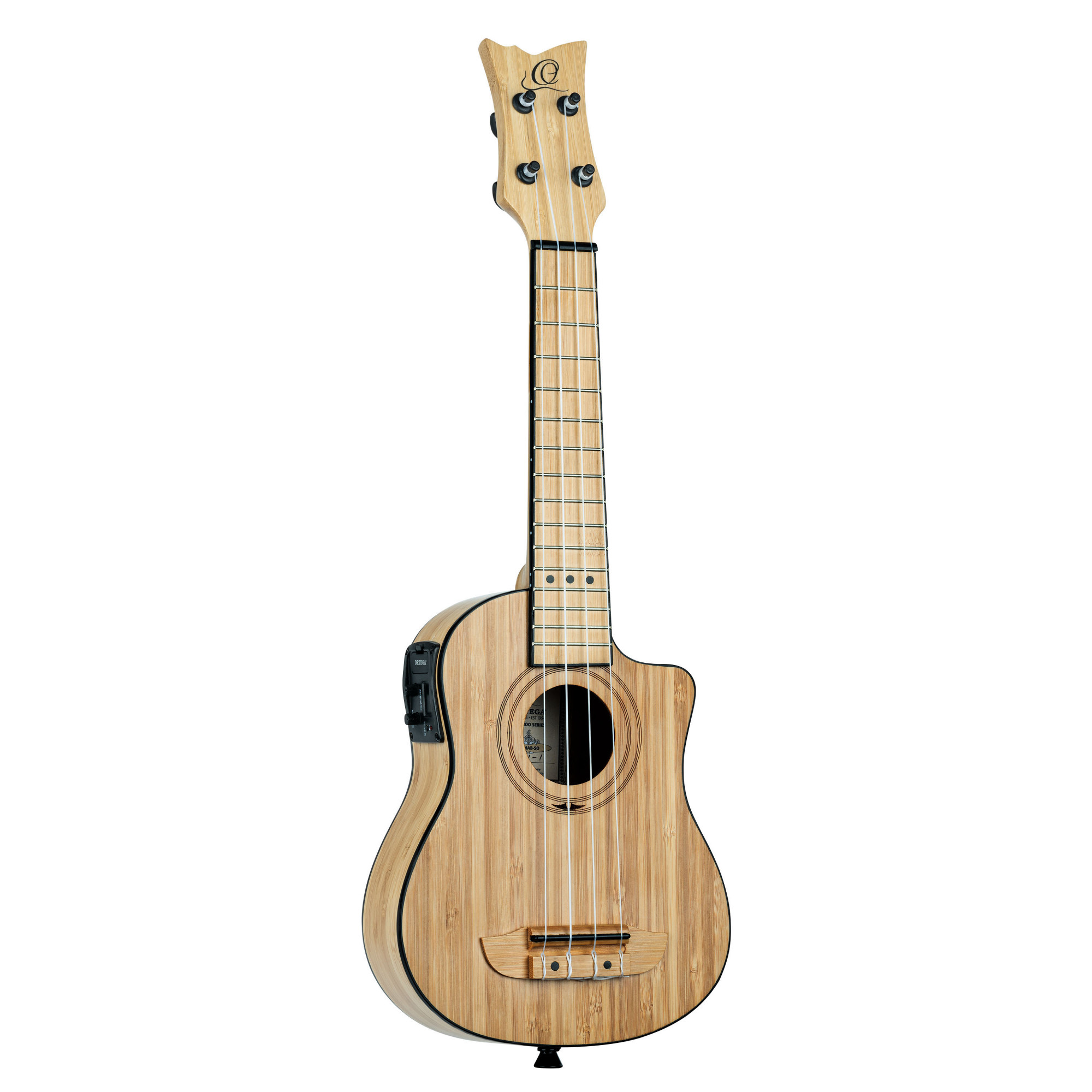 Ortega Sopran Ukulele RUNAB-SO mit Gigbag und Tonabnehmer