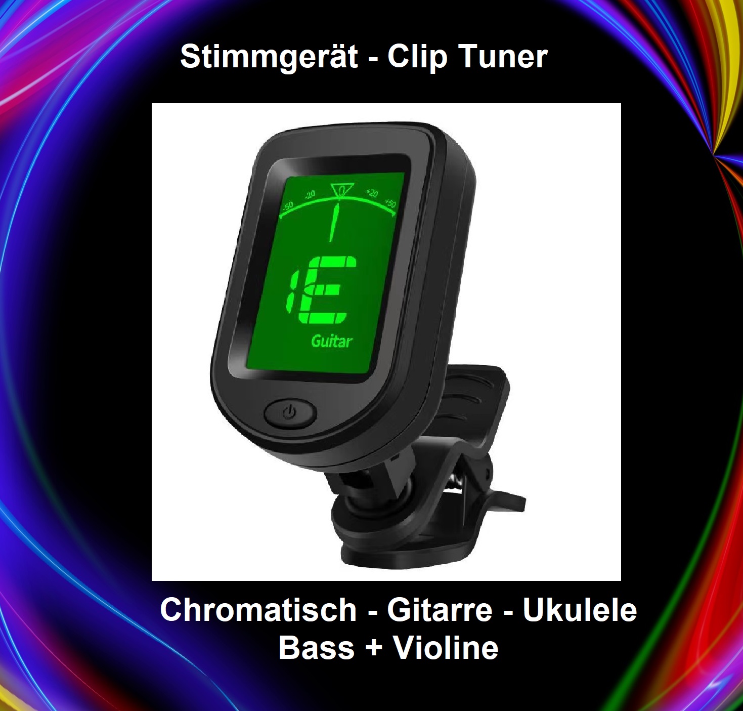 2 x Clip Tuner - Stimmgerät - Sonderpreis