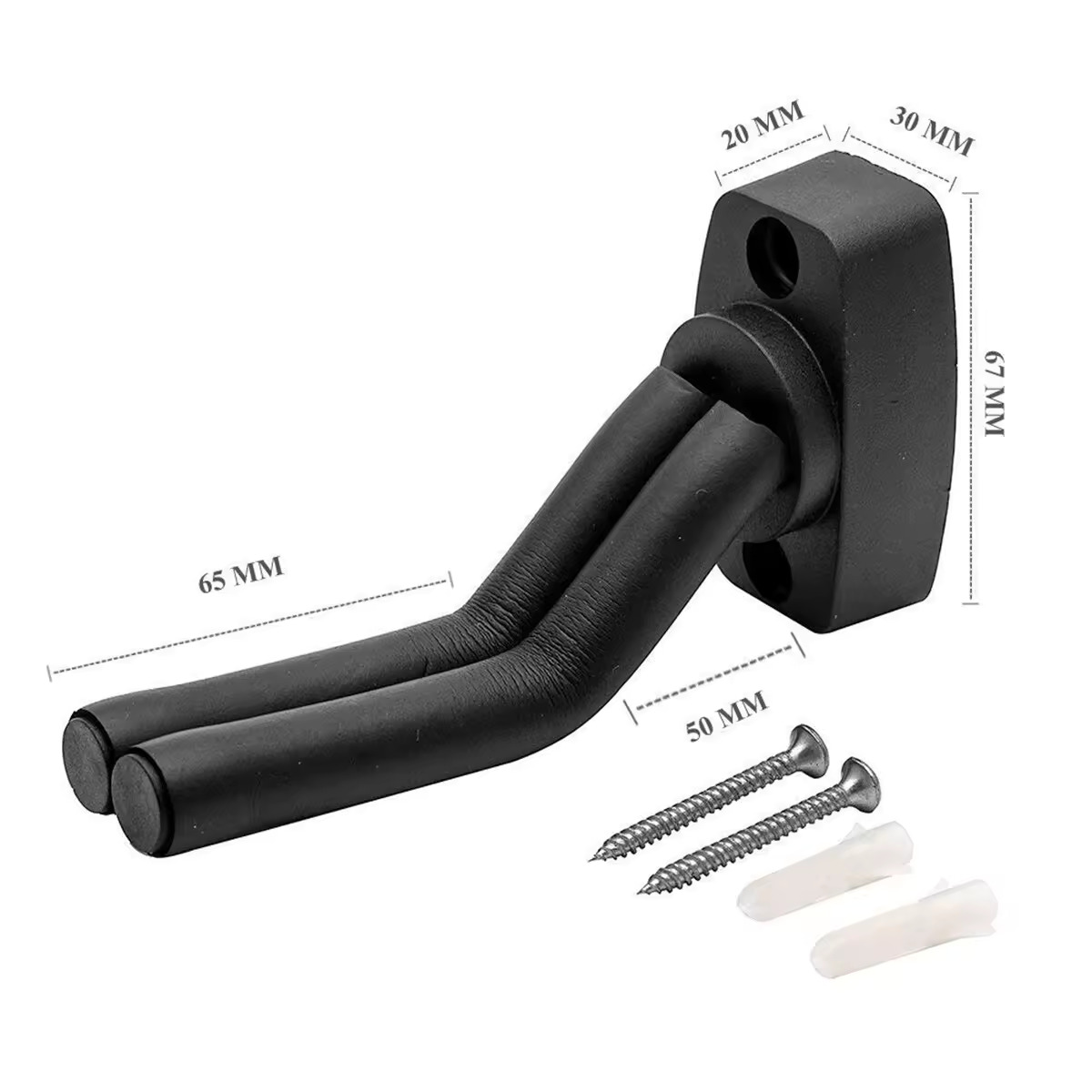 3 x Wandhalter für Ukulele - Gitarre - Bass - Mandoline - Banjo