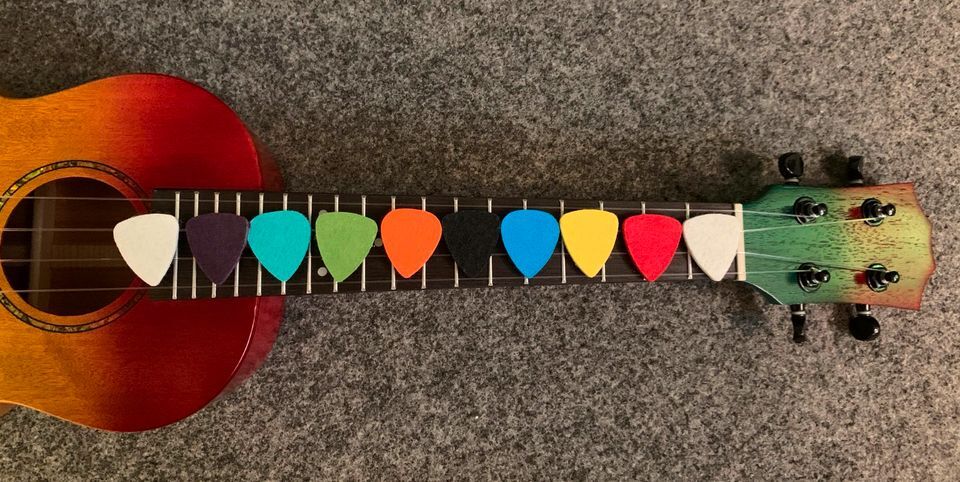 Filz Plektren für Ukulele - 100 Stück