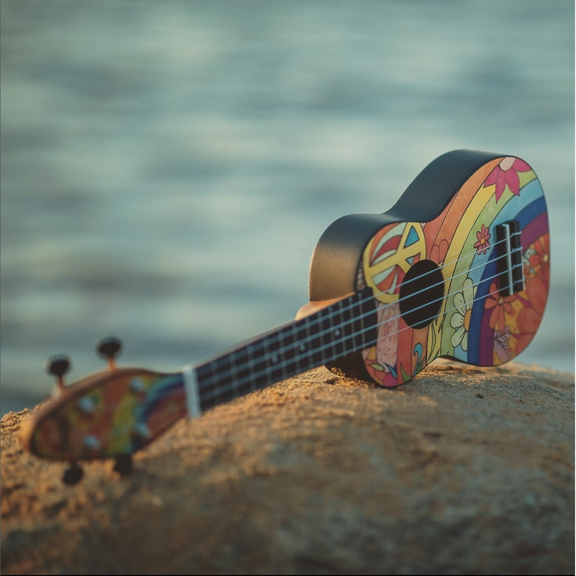 Keiki Ortega Sopran Ukulele mit Zubhör