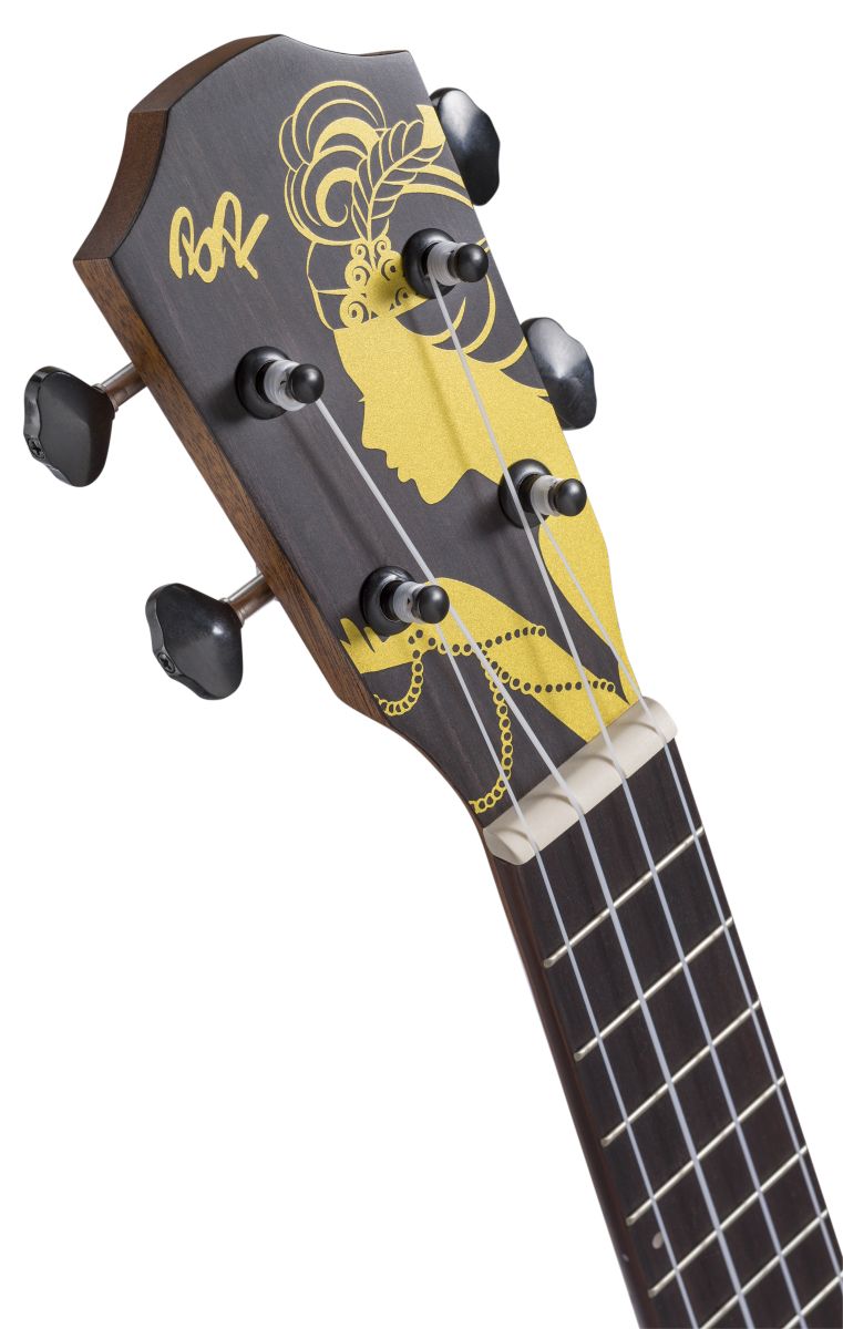 Konzert Ukulele aus massiver Akazie mit Gigbag Konzert Ukulele aus massiver Akazie mit Gigbag