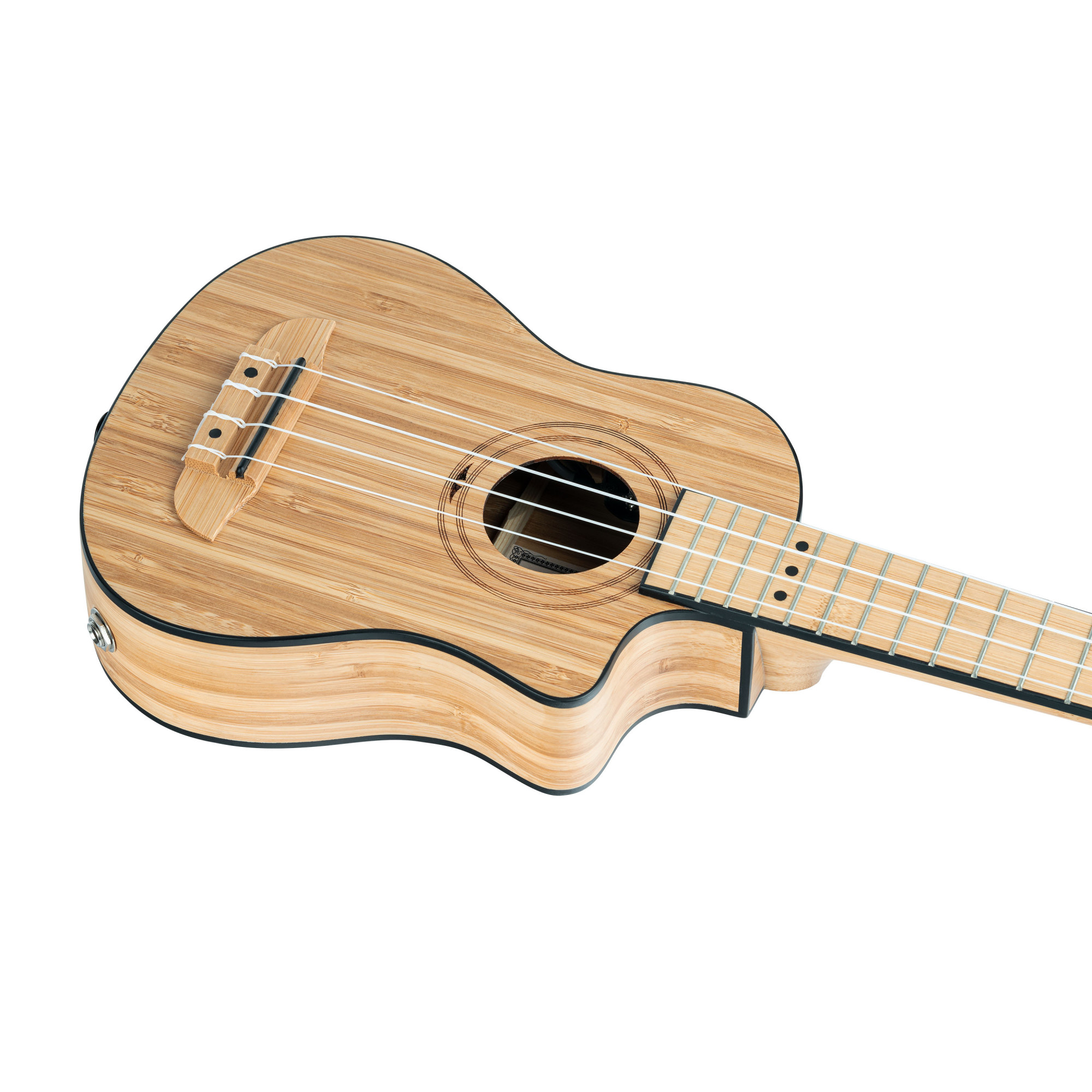 Ortega Sopran Ukulele RUNAB-SO mit Gigbag und Tonabnehmer