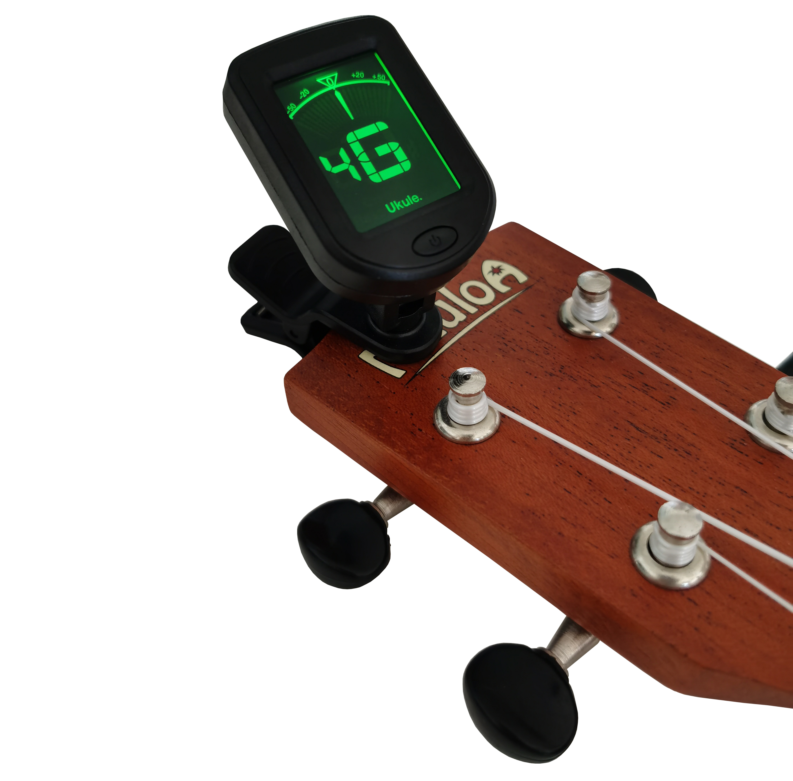 Clip-Tuner  Stimmgerät für Ukulele-Gitarre-Violine-Bass + Chromatisch