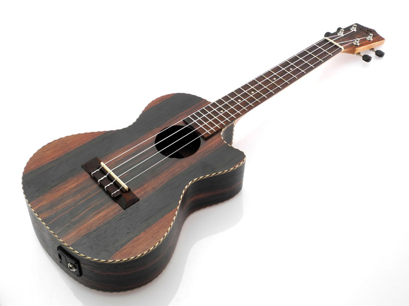 koki´o Ebenholz Tenor Ukulele zum Sonderpreis