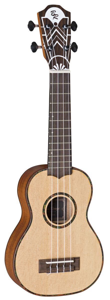 Sopran Ukulele mit massiver Sitka Fichtendecke