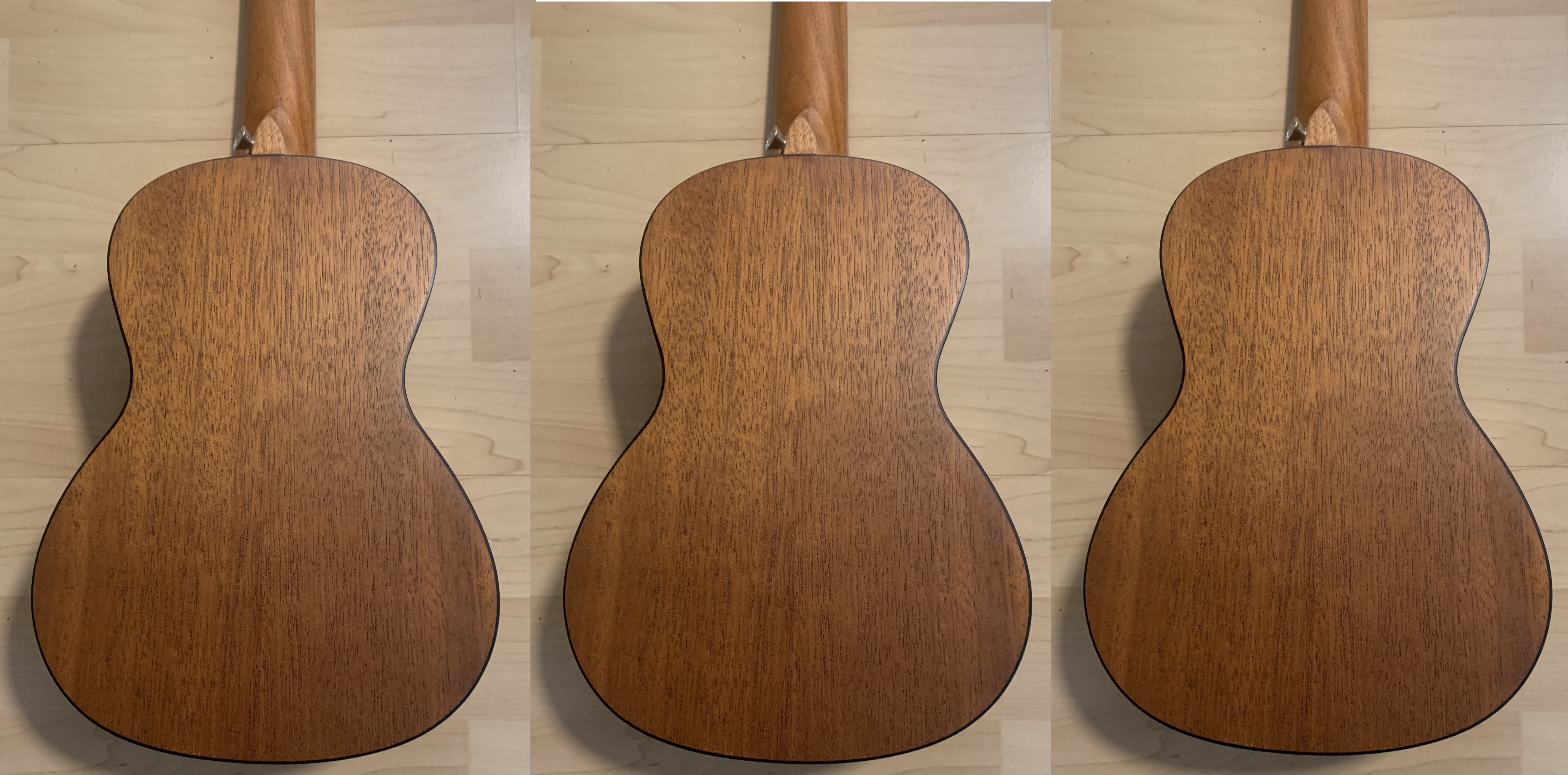 3 x Konzert Ukulele zum Sonderpreis - Mahagoni Zarge + Fichten Decke