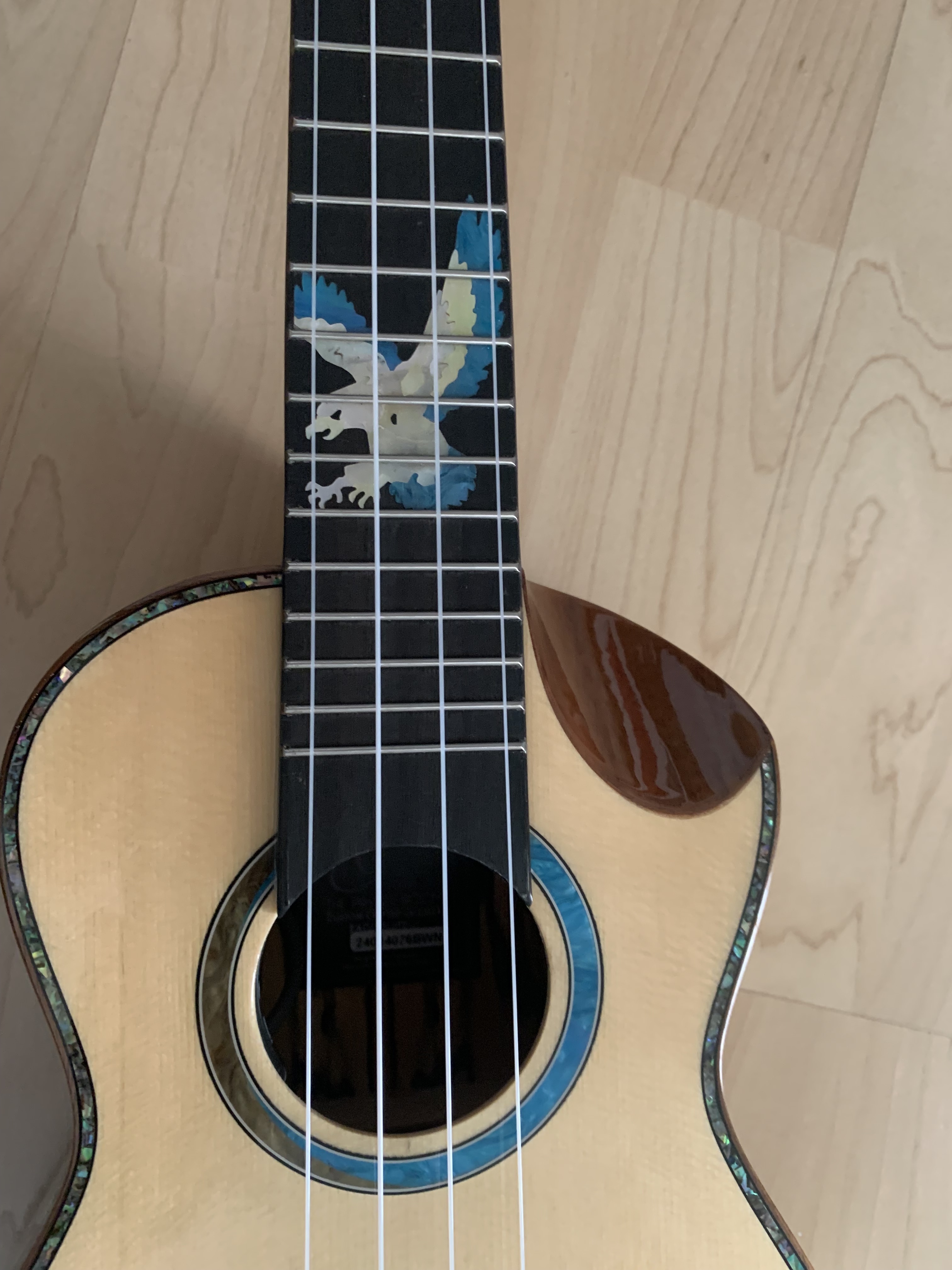 Ortega Konzert Ukulele Eaglesuite mit Gigbag + Tonabnehmer