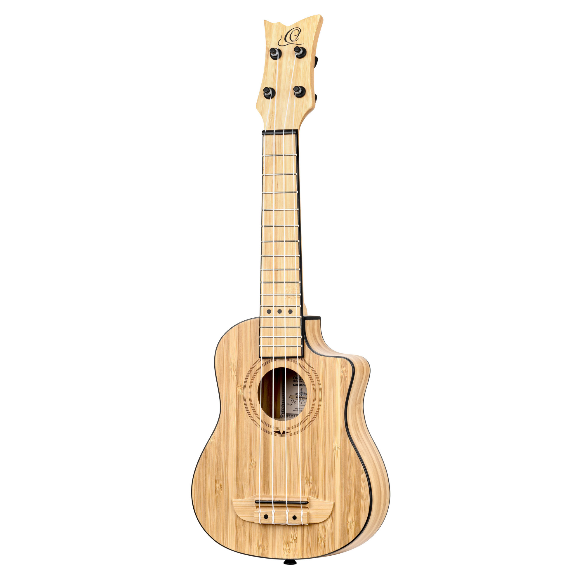 Ortega Sopran Ukulele RUNAB-SO mit Gigbag und Tonabnehmer