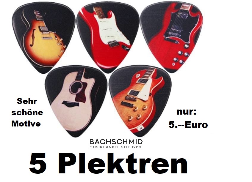 5 Plektren ***NEU*** sehr schöne Modive - 5 verschiedene Stärken 5 Plektren ***NEU*** sehr schöne Modive - 5 verschiedene Stärken