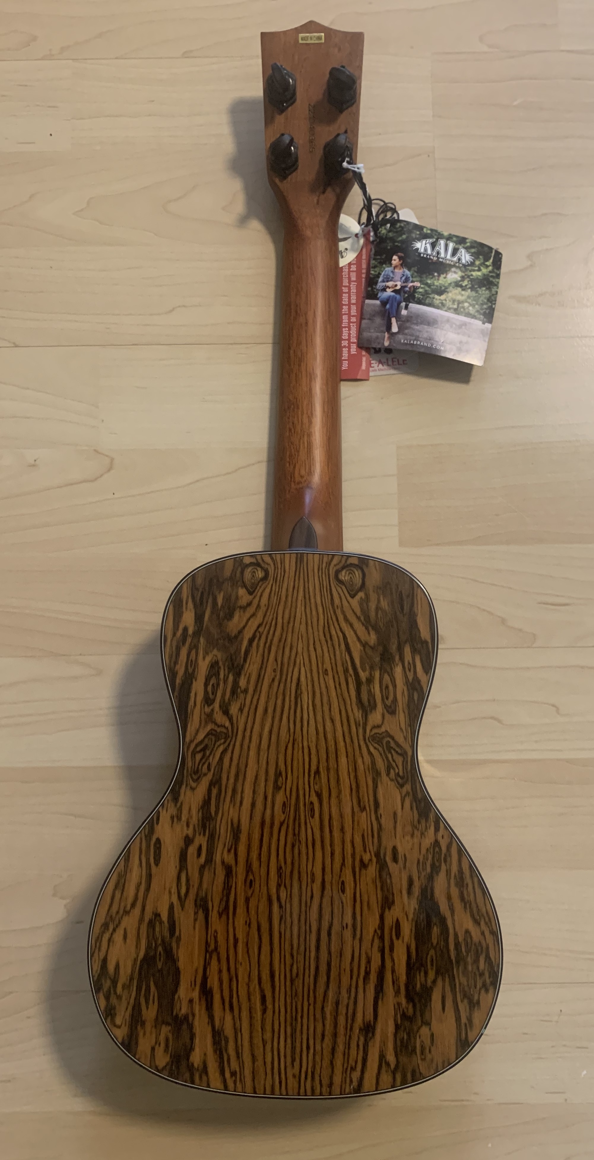 Kala Konzert Ukulele Premier Bocote Elite mit Gigbag