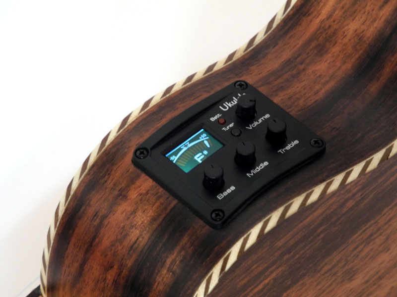 koki´o Ebenholz Tenor Ukulele zum Sonderpreis
