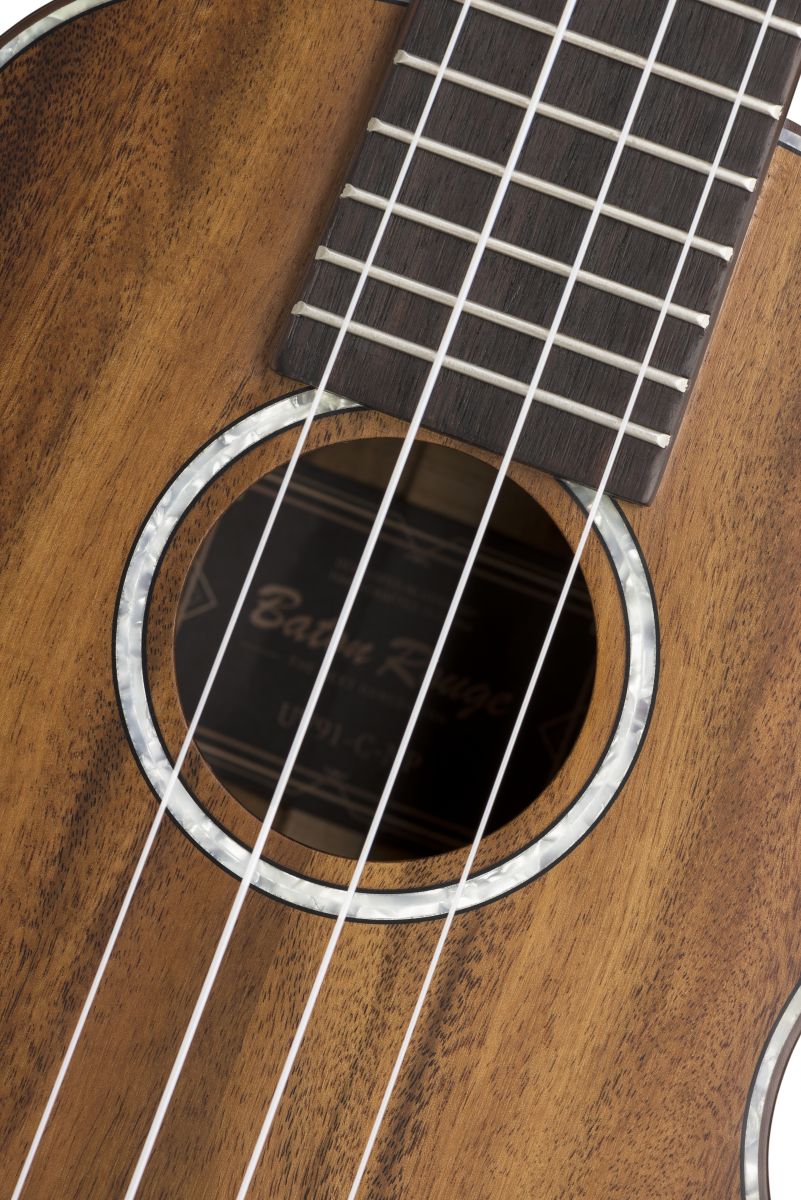 Konzert Ukulele aus massiver Akazie mit Gigbag Konzert Ukulele aus massiver Akazie mit Gigbag