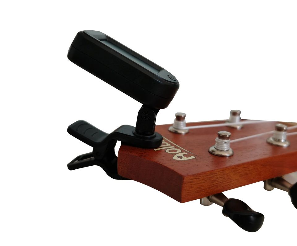 2 x Stimmgeräte Clip Tuner für: Ukulele - Gitarre - Bass - Violine + Chromatisch