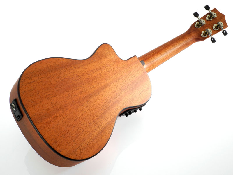 koki´o Konzert Ukulele mit Tonabnehmer + Gigbag  massive Mahagoni Decke + Gigbag